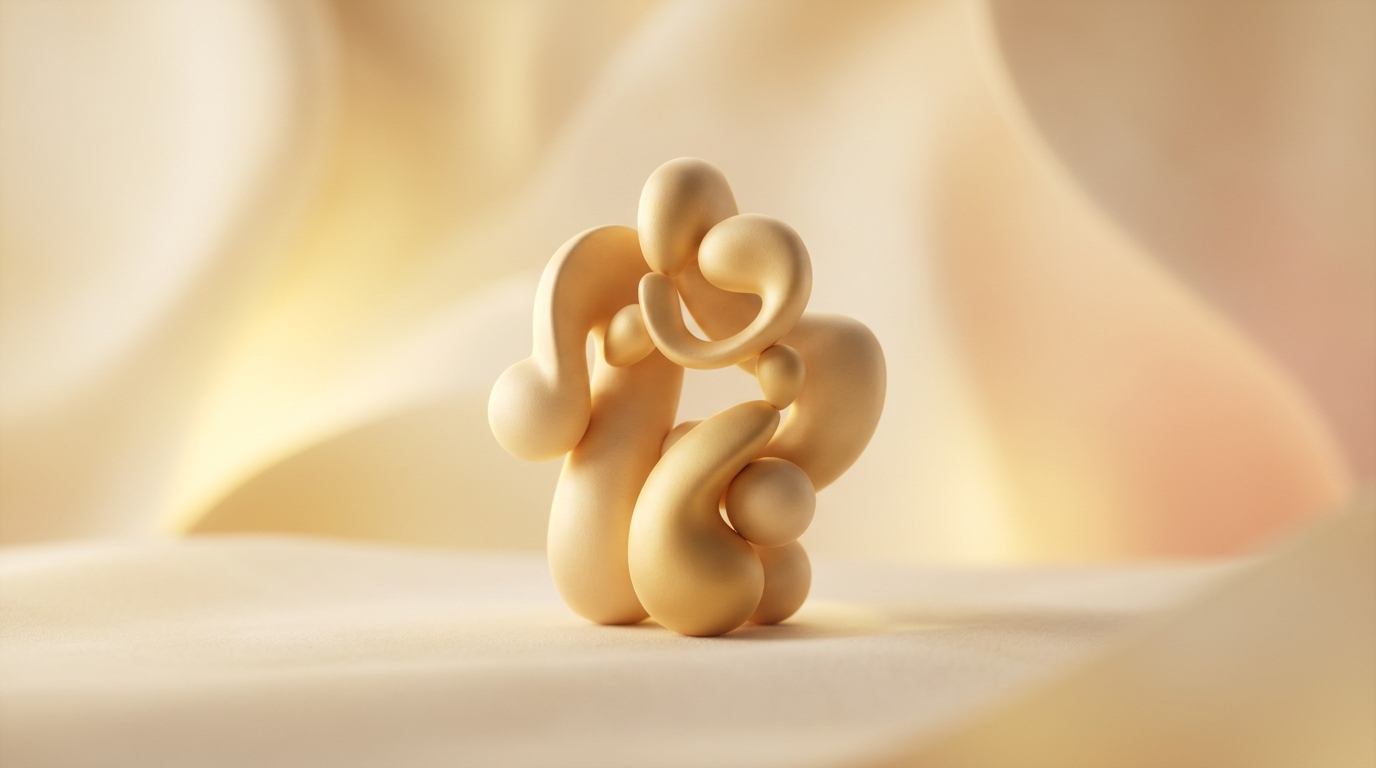 Soft 3d render of soft abstract background, centered subject with a simple uncluttered composition, warm golden light, calm mood, 16:9 aspect ratio