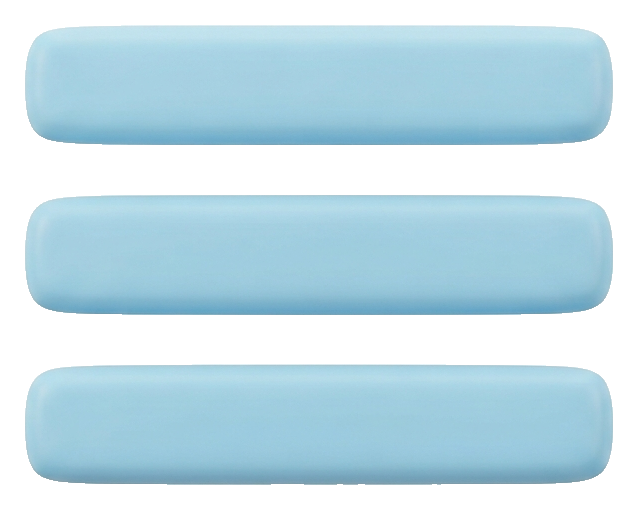 Soft 3D icon, pastel clay render of a hamburger menu icon with three horizontal lines, transparent background PNG