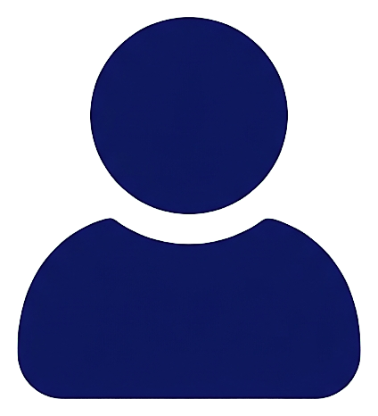 Icono de color plano, colores sólidos llamativos de un icono de usuario con perfil de persona, PNG con fondo transparente