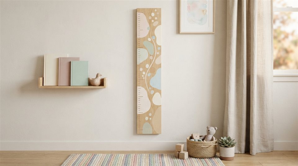 Photorealistic photo of abstract growth chart, centered subject with a simple uncluttered composition, soft pastel colors, bright and cozy, 16:9 aspect ratio