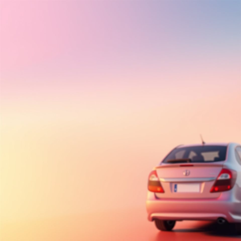 Photorealistic photo of A smooth gradient background blending soft pastel pink, blue, and yellow tones, close-up detail with shallow depth of field, warm golden light, calm mood, 1:1 aspect ratio