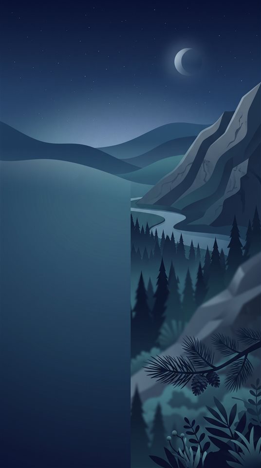 Ilustración plana minimalista de un fondo llamativo y dramático con espacio vacío en la mitad izquierda para una persona y un título, detalle en primer plano con poca profundidad de campo, tonos azules fríos, atmósfera serena, proporción 9:16