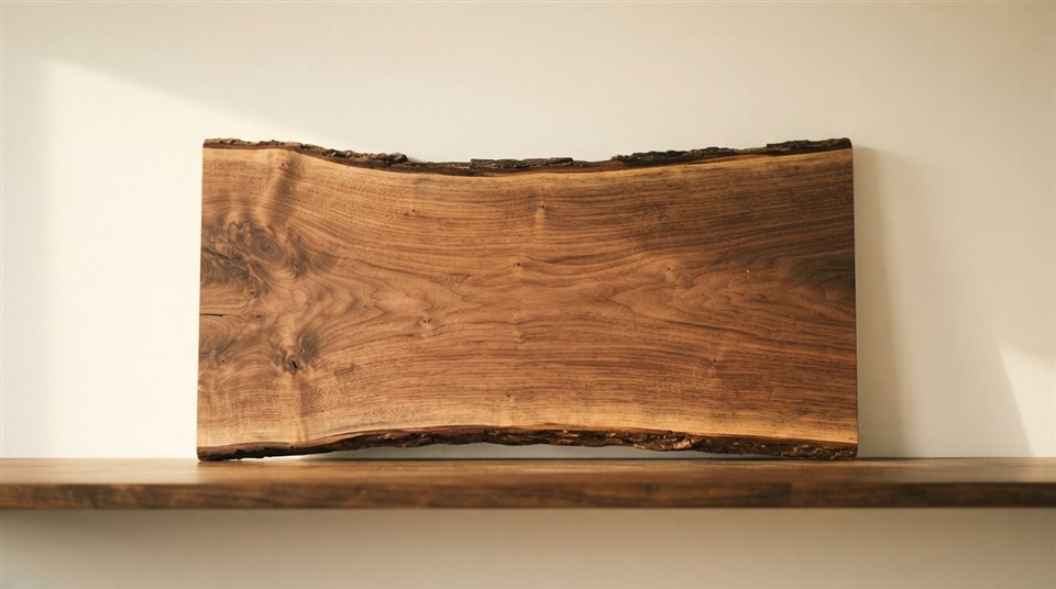 Photorealistic photo of wood texture, centered subject with a simple uncluttered composition, warm golden light, calm mood, 16:9 aspect ratio