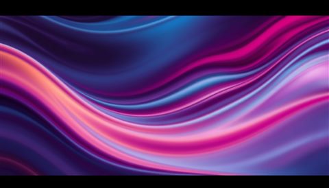 Cinematic film still of Flowing fluid gradient waves creating a smooth, dynamic modern background., close-up detail with shallow depth of field, vivid colors, high contrast, energetic, 16:9 aspect ratio