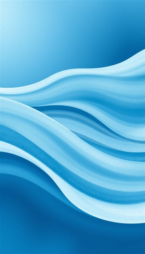 Watercolor illustration of Flowing fluid gradient waves creating a smooth, dynamic modern background., close-up detail with shallow depth of field, cool blue tones, quiet atmosphere, 9:16 aspect ratio