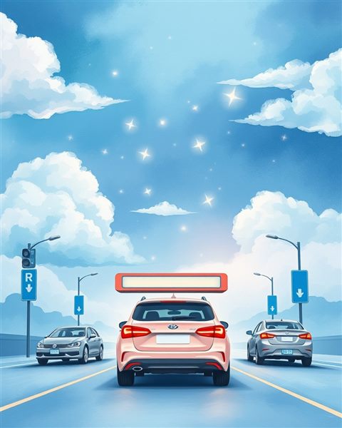 Watercolor illustration of Dreamy aesthetic vertical background with pastel clouds, stars, and soft glowing bokeh lights, wide shot with open space at the top for text, cool blue tones, quiet atmosphere, 4:5 aspect ratio
