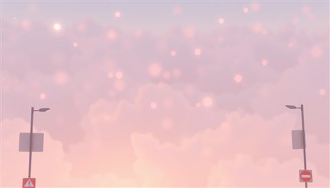 Soft 3D render of Dreamy aesthetic vertical background with pastel clouds, stars, and soft glowing bokeh lights, high-angle view from above, misty morning haze, dreamy, 16:9 aspect ratio