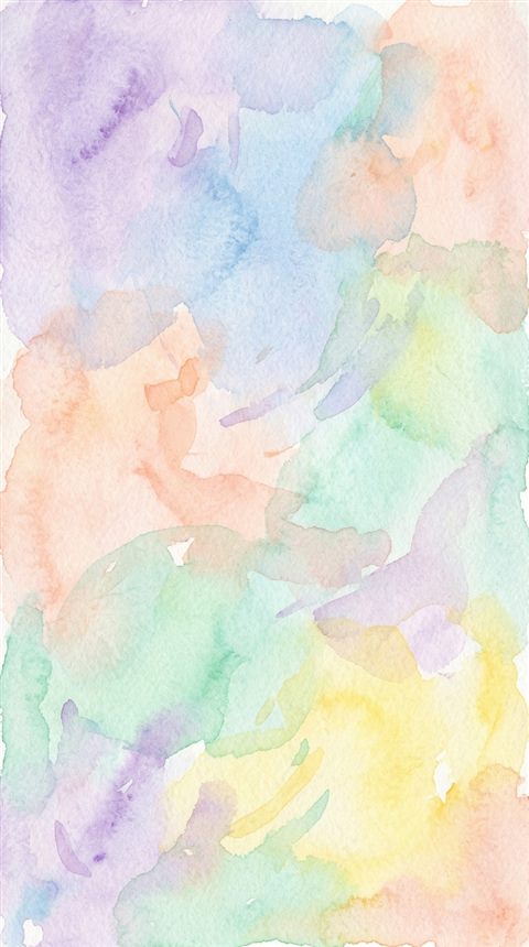 Watercolor illustration of soft abstract background, high-angle view from above, soft pastel colors, bright and cozy, 9:16 aspect ratio