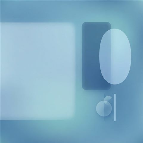 Minimal abstract design of simple colorful background with a large empty area for text, simple balanced layout, cool blue tones, quiet atmosphere, 1:1 aspect ratio
