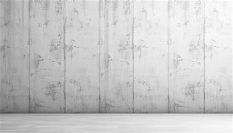 Minimal flat illustration of A minimalist raw gray concrete wall surface with natural weathering and texture, wide shot with open space at the top for text, soft pastel colors, bright and cozy, 16:9 aspect ratio