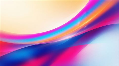 Minimal abstract design of elegant cover background with gentle gradients and empty space for a title, simple balanced layout, vivid colors, high contrast, energetic, 16:9 aspect ratio