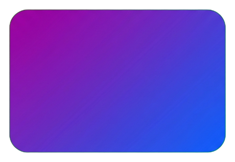Gradient app-style icon, purple to blue gradient of a credit card icon, transparent background PNG