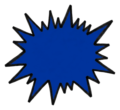 Shout bubble with spiky edges, black marker of an empty hand-drawn speech bubble outline, transparent background PNG
