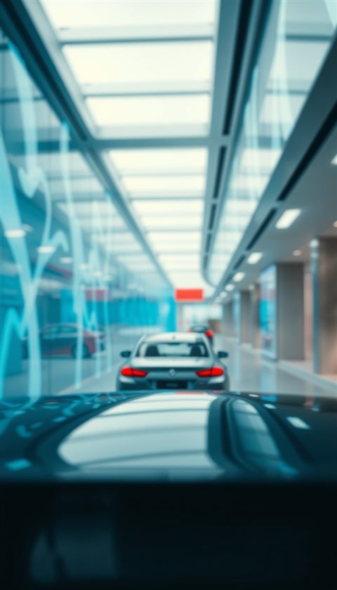 Cinematic film still of A clean, modern abstract geometric background with soft blue and white data shapes, close-up detail with shallow depth of field, vivid colors, high contrast, energetic, 9:16 aspect ratio