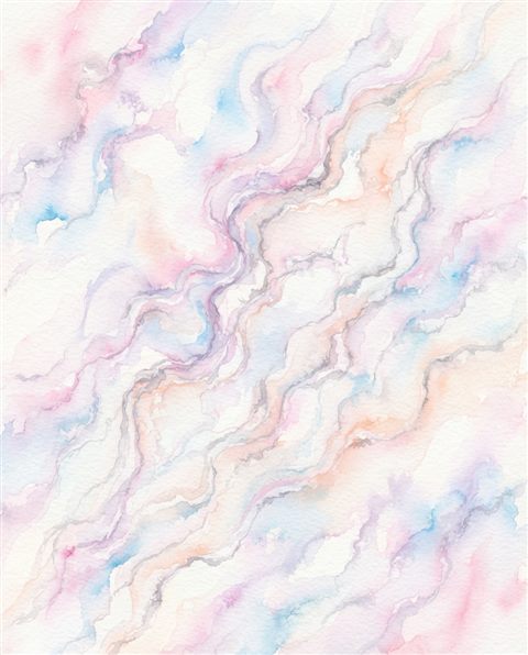 Watercolor illustration of marble texture, centered subject with a simple uncluttered composition, soft pastel colors, bright and cozy, 4:5 aspect ratio