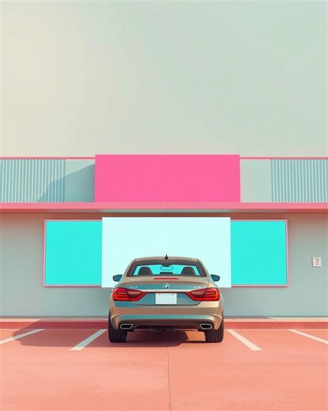Cinematic film still of Clean and minimal pastel-colored background with subtle geometric shapes and copy space for text, wide shot with open space at the top for text, vivid colors, high contrast, energetic, 4:5 aspect ratio
