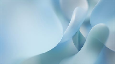 Soft photorealistic background photo of clean abstract background with soft shapes and a large empty area for text, simple balanced layout, cool blue tones, quiet atmosphere, 16:9 aspect ratio
