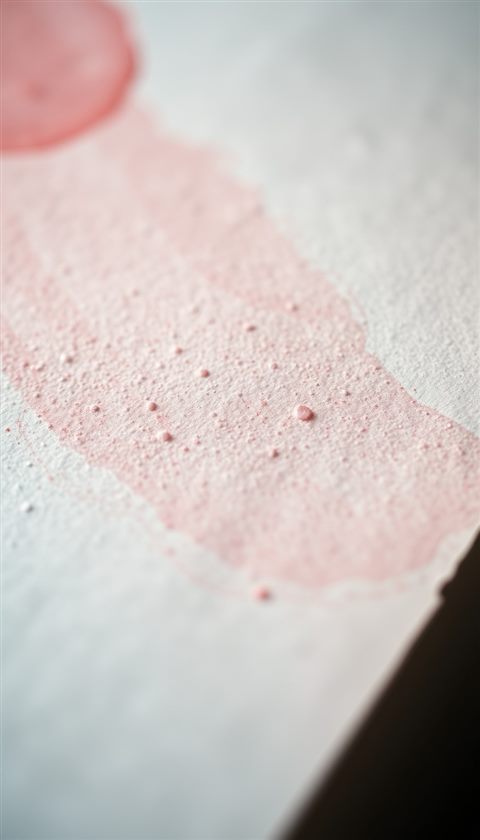 Photorealistic photo of Soft pastel watercolor washes blending gently on textured paper., close-up detail with shallow depth of field, moody dark tones, dramatic lighting, 9:16 aspect ratio