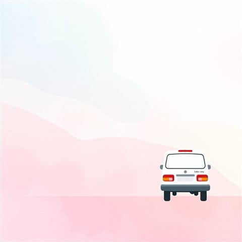 Minimal flat illustration of Soft pastel watercolor washes blending gently on textured paper., wide shot with open space at the top for text, soft pastel colors, bright and cozy, 1:1 aspect ratio